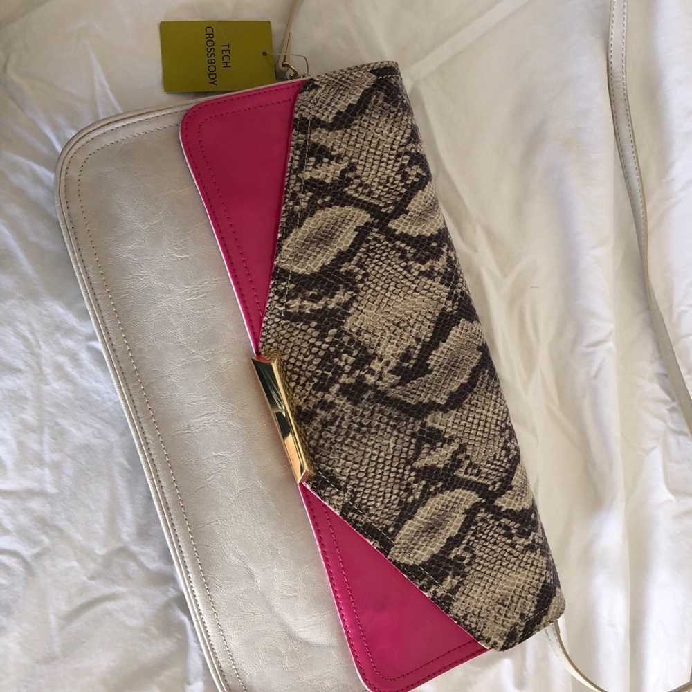 Gianni Bini Multi-Color Tech Crossbody handbag.